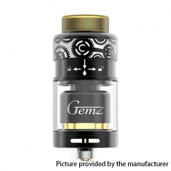 Authentic Gemz Prime Mover 24mm RTA Rebuildable Tank Atomizer 3ml - Gold
