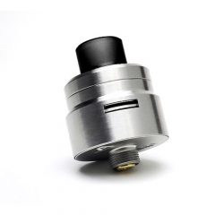 Kindbright Armor 1.0 Style RDA 22mm Rebuildable Dripping Atomizer w/ Bottom Feeder Pin - Silver
