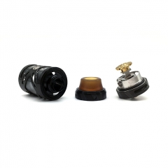 Authentic Teslacigs UFO 25mm RTA Rebuildable Tank Atomizer 3ml - Black