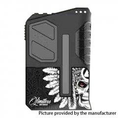 Authentic Limitless Arms Race LMC V2 200W TC VW APV Box Mod - Skull Chief V3