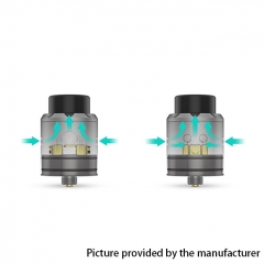 Authentic Digiflavor Mesh Pro 25mm RDA Rebuildable Dripping Atomizer w/ BF Pin - Gray