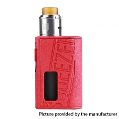 Authentic Hugo Vapor 25mm Squeezer BF 18650 / 20700 Squonk Box Mod + N RDA w/10ml Bottle Kit - Red