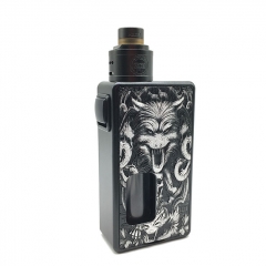 Authentic HCigar Magic 18650 BF Squonk Mechanical Mod Kit w/8ml Bottle Maze v1.1 RDA - Black