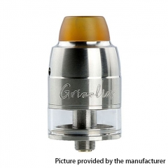 Authentic Mask King Grizzlies 24mm 316SS RDTA Rebuildable Dripping Tank Atomizer 3.5ml - Silver