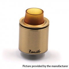 Zenith 3.0 Style 25mm RDA Rebuildable Dripping Atomizer w/ BF Pin - Gold
