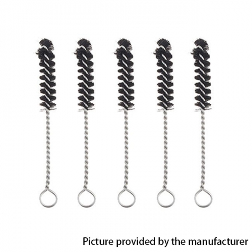 Mini Cleaning Brushes for RTA RDA Tank (5-Pack) - Black
