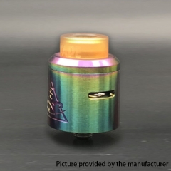 Conspiracy Style 24mm RDA Rebuildable Dripping Atomizer w/ BF Pin - Rainbow