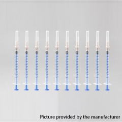 DIY E-Liquid Injection Syringe w/ Needle (1ml/10-Pack)