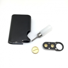 Drip Goon Box Style 24MM Mechanical Squonk Box Mod + Goon 1.5 Style RDA Kit w8ml Bottle w/8ml Bottle- Black
