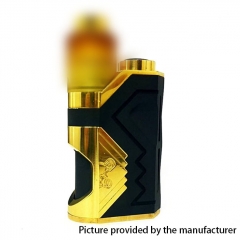 Underground Style 18650/20700/21700 Squonk Box Mod w/8ml Bottle - Black + Gold