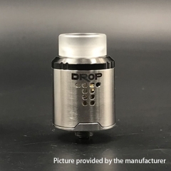 Drop Style 24mm RDA Rebuildable Dripping Atomizer - Silver
