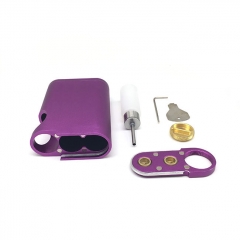 Drip Goon Box Style 24MM Mechanical Squonk Box Mod w/8ml Bottle - Purple
