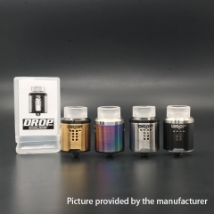 Drop Style 24mm RDA Rebuildable Dripping Atomizer - Gold