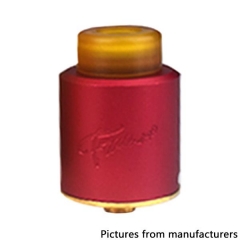 Authentic Vapor Storm Flamingo 24mm RDA Rebuildable Dripping Atomizer - Red