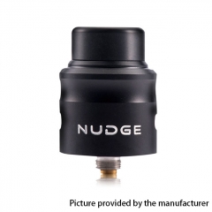 Authentic Wotofo Nudge 24mm RDA Rebuildable Dripping Atomizer w/ BF Pin - Black