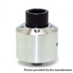 SXK Hussar Style RDA V1.0 316SS 22mm Rebuildable Dripping Atomizer w/ BF Pin - Silver