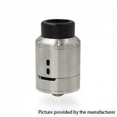 Lucid Style 22mm RDA Rebuildable Dripping Atomizer w/ BF Pin - Silver