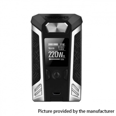 Authentic Vaporesso Transformer 220W TC VW Variable Wattage Box Mod - Silver