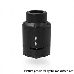 Lucid Style 22mm RDA Rebuildable Dripping Atomizer w/ BF Pin - Black