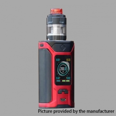 Authentic Wismec Sinuous RAVAGE230 200W TC VW APV Mod w/GNOME Evo Tank (4ml) - Red