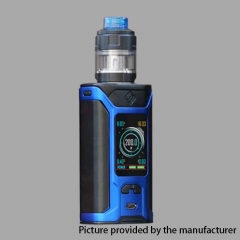 Authentic Wismec Sinuous RAVAGE230 200W TC VW APV Mod w/GNOME Evo Tank (2ml) - Blue