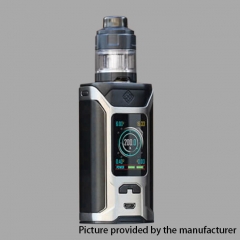 Authentic Wismec Sinuous RAVAGE230 200W TC VW APV Mod w/GNOME Evo Tank (4ml) - Silver