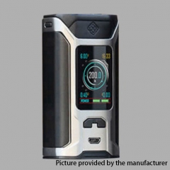 Authentic Wismec Sinuous RAVAGE230 200W TC VW APV Mod  - Silver