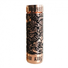 Authentic MARVEC Skeleton King Kong 26mm 18650/20700/21700 Hybrid Mechanical Mod - Anaerobic Copper