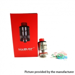 Authentic Marvec Miracle 24mm RDTA Rebuildable Dripping Tank Atomizer - Silver