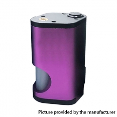 Drip Goon Box Style 24mm Mechanical Squonk Box Mod w/8ml Bottle - Purple