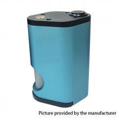 Drip Goon Box Style 24mm Mechanical Squonk Box Mod w/8ml Bottle - Blue
