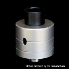 SXK Haku Phenom 22mm 316SS RDA Rebuildable Dripping Atomizer w/ BF Pin - Silver