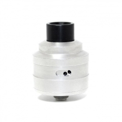 SXK Le Supersonic Style 24mm RDA 316SS Rebuildable Dripping Atomizer w/ BF Pin - Silver