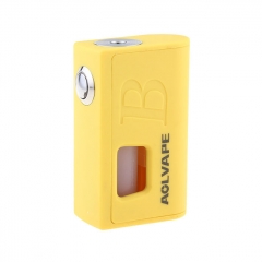 Bravo 18650/20700/21700 Mechanical Squonk Mod BF Mod w/7ml Bottle - Yellow