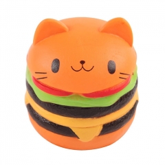 Elan Squishys Cat Burger Slow Rising Soft Animal Collection Gift Decor Toy