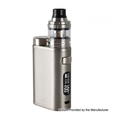 Authentic Eleaf iStick Pico 100W 18650/21700 TC VW Variable Wattage Box Mod + Ello Tank 25mm 2ml Kit - Brushed Silver