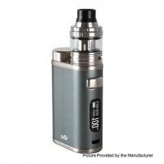 Authentic Eleaf iStick Pico 100W 18650/21700 TC VW Variable Wattage Box Mod + Ello Tank 25mm 2ml Kit - Gray