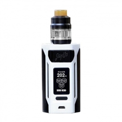 Authentic Wismec Reuleaux RX2 21700 230W TC VW APV Mod w/GNOME Clearomizer 2ml Kit - Gradient White