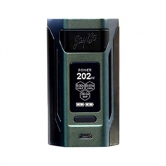 Authentic Wismec Reuleaux RX2 21700 230W TC VW APV Mod - Gradient Green