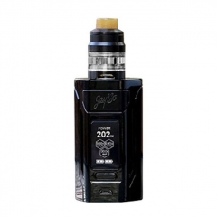 Authentic Wismec Reuleaux RX2 21700 230W TC VW APV Mod w/GNOME Clearomizer 2ml Kit - Black