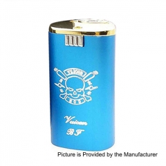 Vulcan Style Squonk 18650 Mechanical Box Mod w/8ml Bottle - Blue