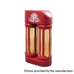 Authentic Steel Vape Sanctuary 18650 Mechanical Box Mod - Red