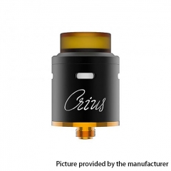 Authentic OBS Crius 24mm RDA Rebuildable Dripping Atomizer w/ BF Pin - Black