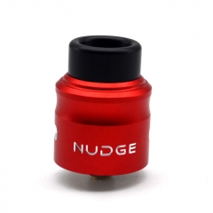 Nudge Style 24mm RDA Rebuildable Dripping Atomizer w/ BF Pin - Red