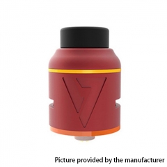 Mad Dog V2 Style 24mm RDA Rebuildable Dripping Atomizer w/ BF Pin - Red