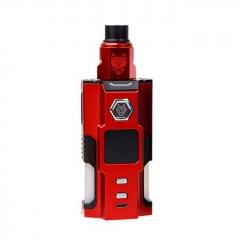 Authentic Sigelei Snowwolf Vfeng Squonk 120W 18650 / 20700 / 21700 TC VW Box Mod + BF RDA Kit - Red