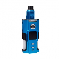 Authentic Sigelei Snowwolf Vfeng Squonk 120W 18650 / 20700 / 21700 TC VW Box Mod + BF RDA Kit - Blue