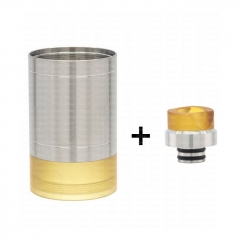 Replacement 316SS + PEI Tank + Drip Tip for ULTON Mini v5 RTA 23mm with Logo 1:1
