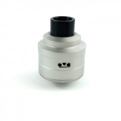 Kindbright Le Supersonic Style 316SS 24mm RDA Rebuidlable Dripping Atomizer w/ BF Pin - Silver
