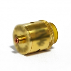 Mojia Car Style 25mm RDA Rebuildable Dripping Atomizer w/BF Pin - Gold